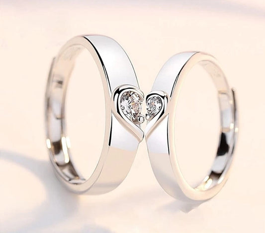 Half Heart Ring- For Couple