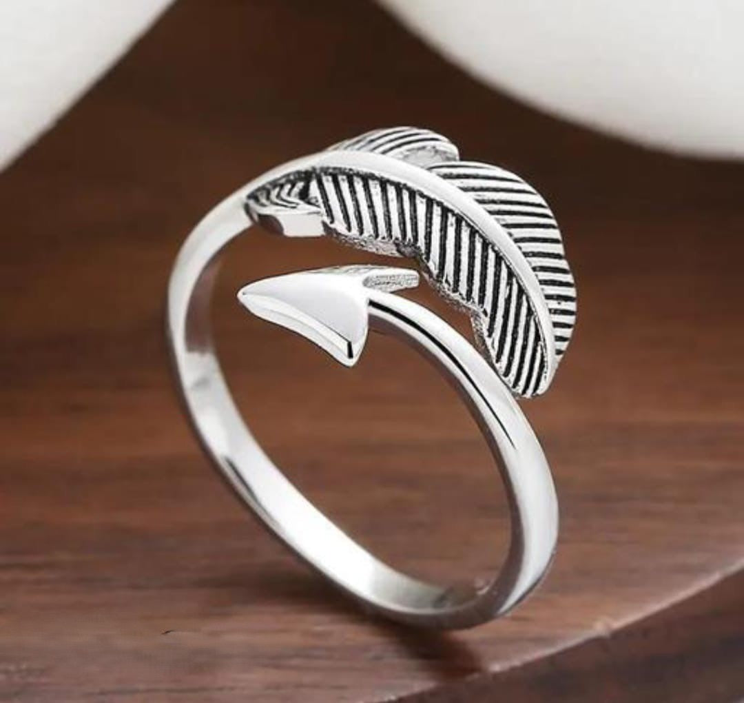 Feather Arrow Ring