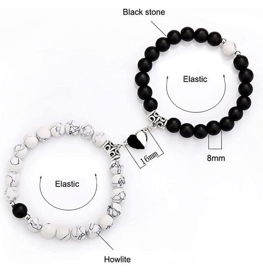 Magnet Heart Bracelet - for Couple & Bestie