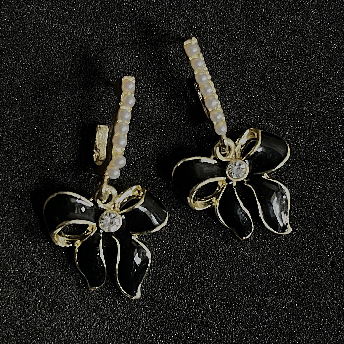 Pearl Bow Korean Earing