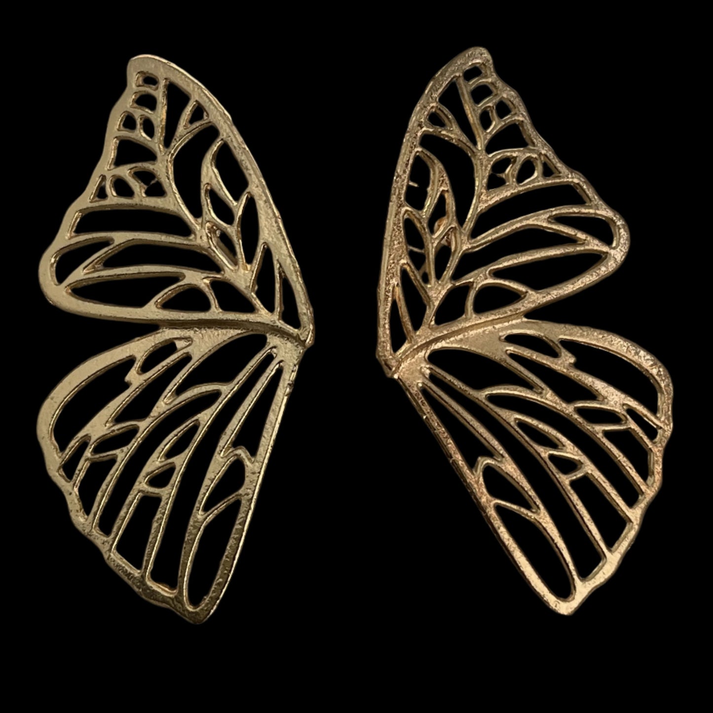 Golden Butterfly Wings Earing