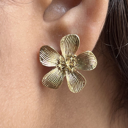 Anti-tarnish Flower Korean Earing