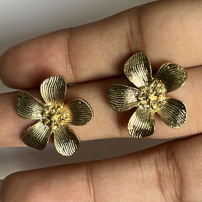 Anti-tarnish Flower Korean Earing