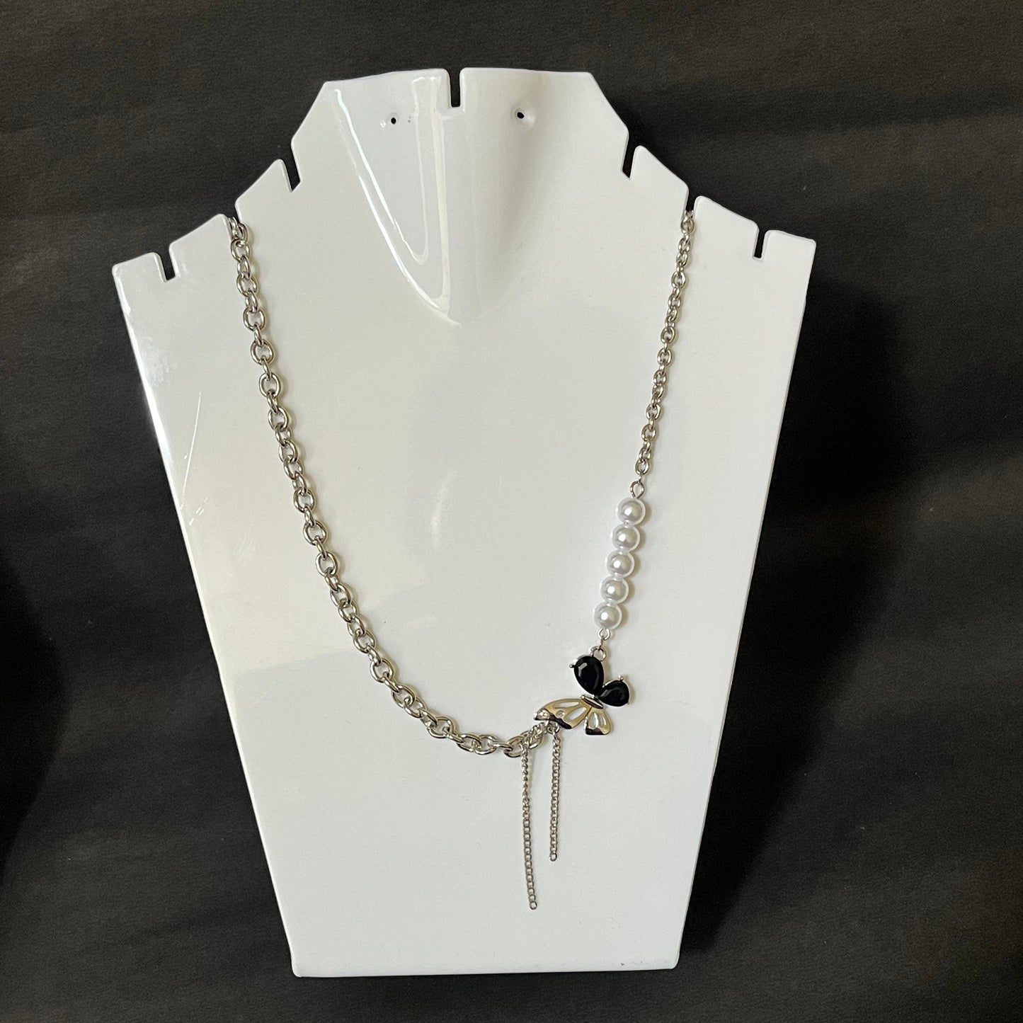 Pearl Butterfly Necklace