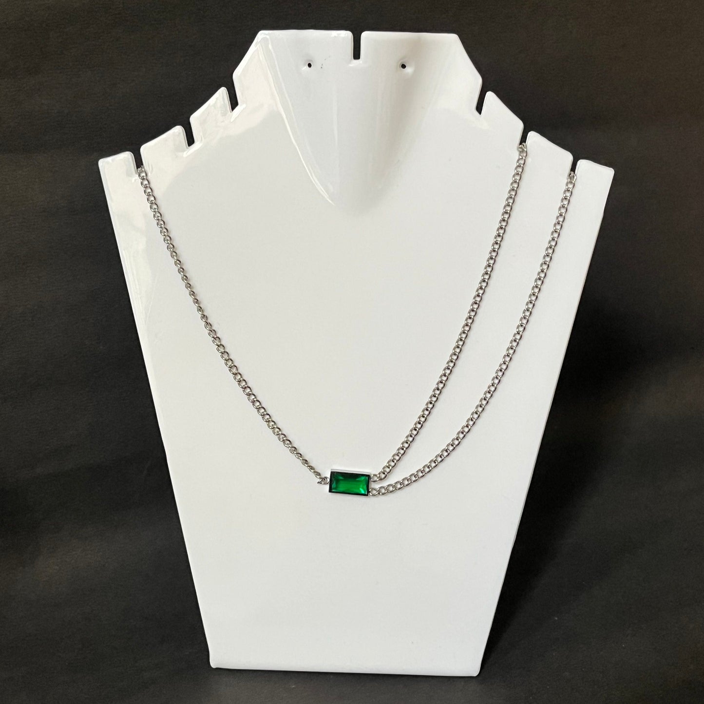 "Emerald" Stone Pendent