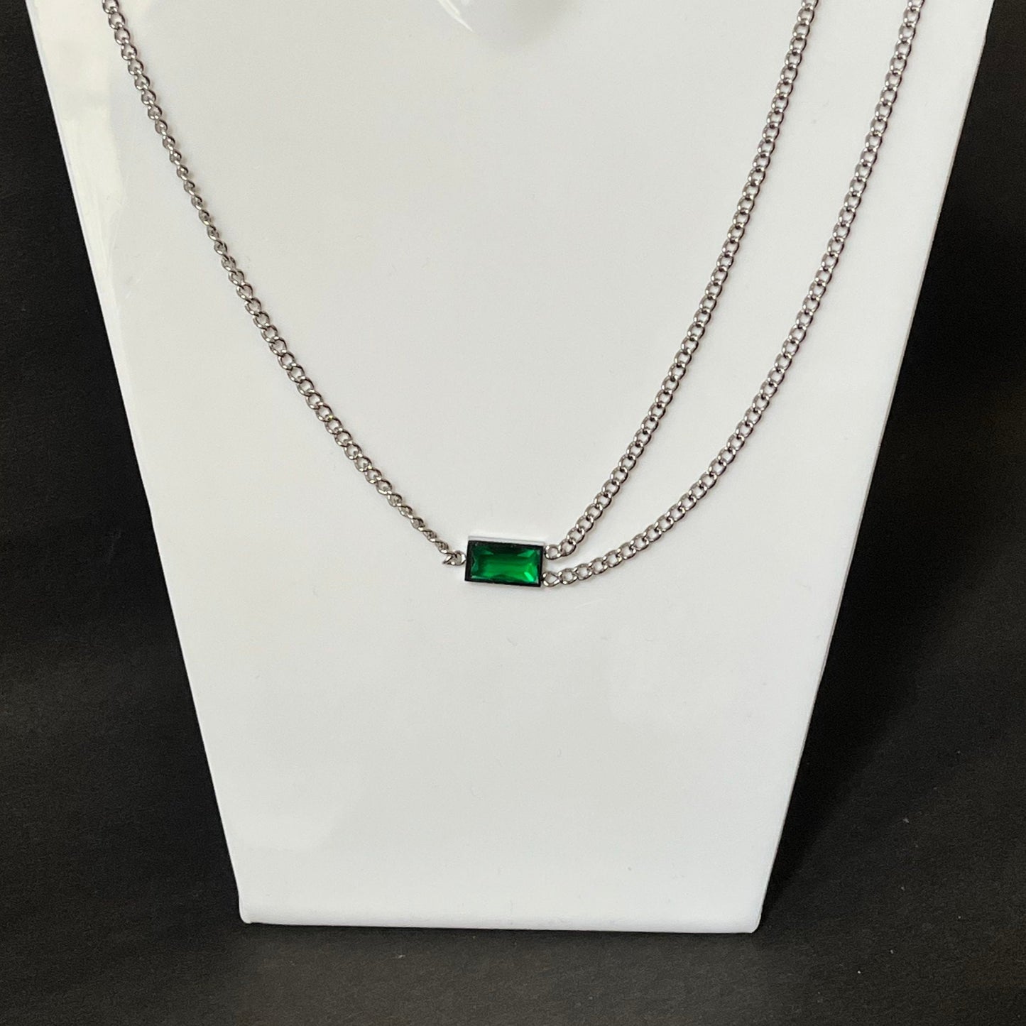 "Emerald" Stone Pendent