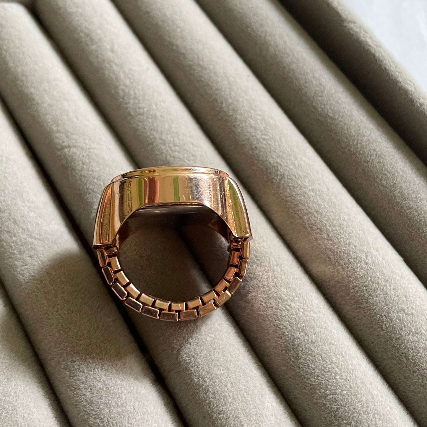 Rose Gold Watch Ring