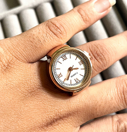 Rose Gold Watch Ring