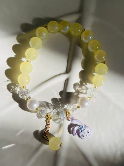 Dreamy Yellow Korean Bracelets