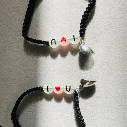 "I love U" Couple Bracelet For Couple