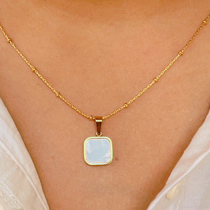 Square Pendent Necklace