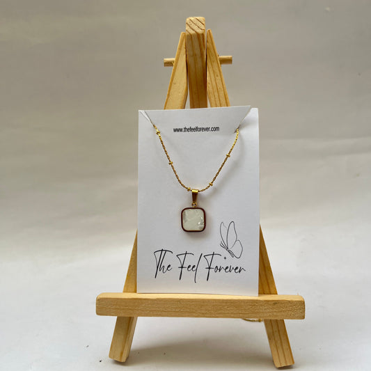 Square Pendent Necklace