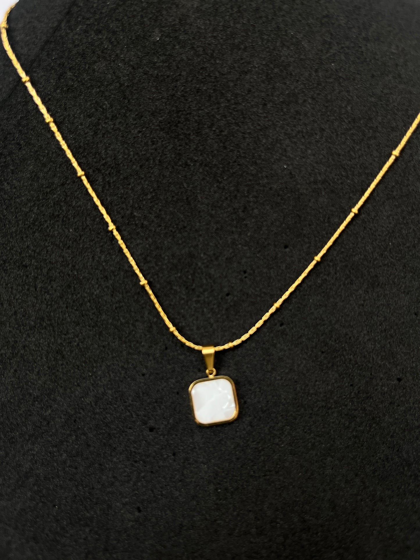 Square Pendent Necklace