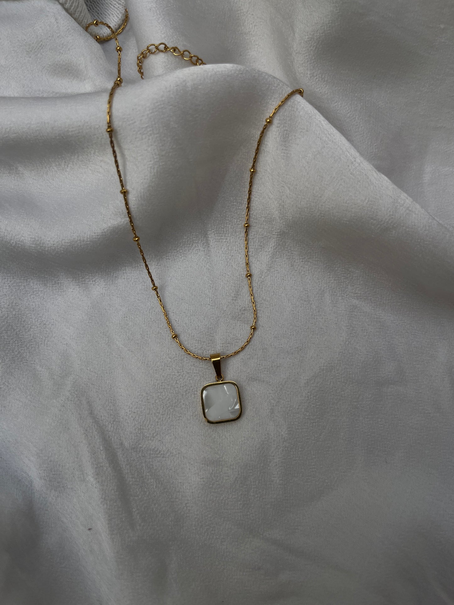 Square Pendent Necklace