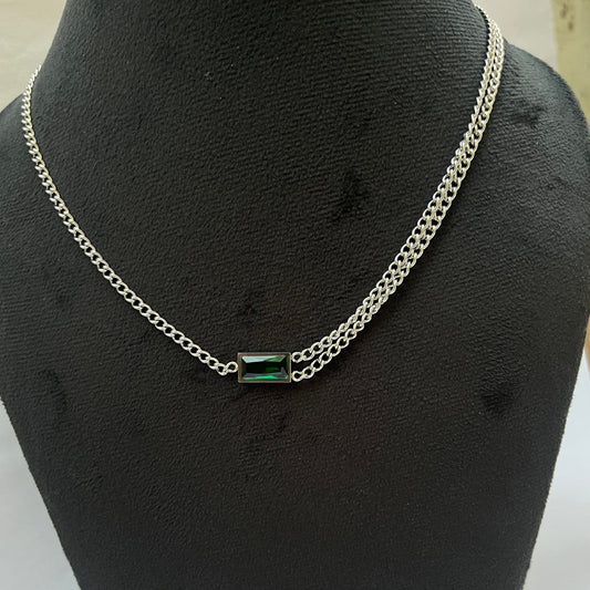 "Emerald" Stone Pendent