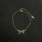 Trendy Bow Bracelet -18K Gold Plated