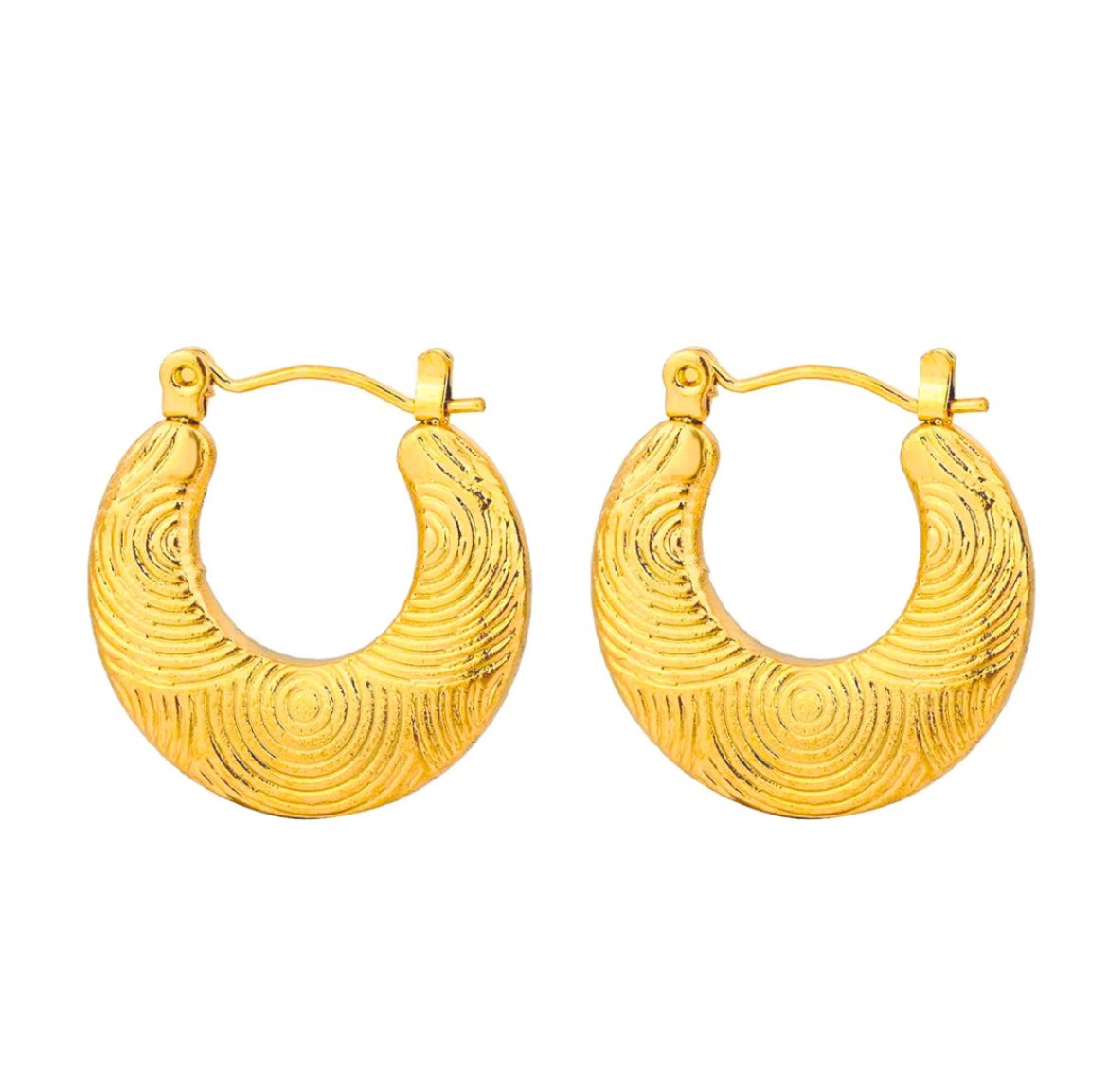 Trendy Round Hoop Earing