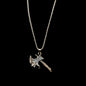 Vintage Dragon Skull Pendent Chain