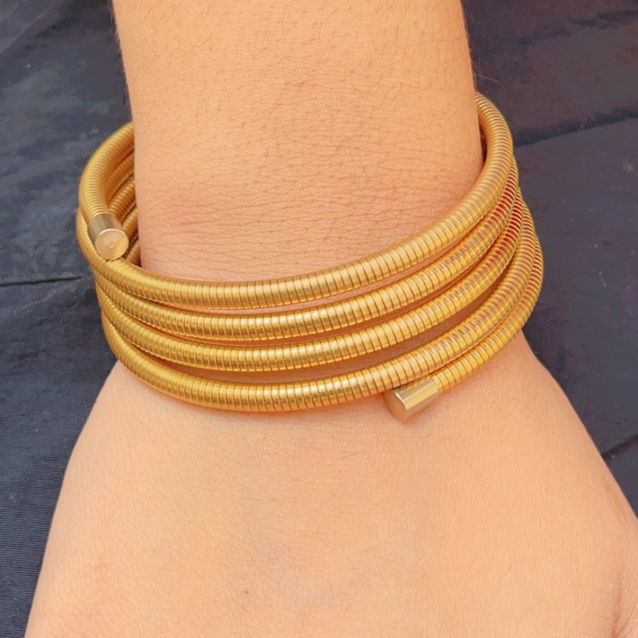 Spiral Bracelet - 18k Gold Plated