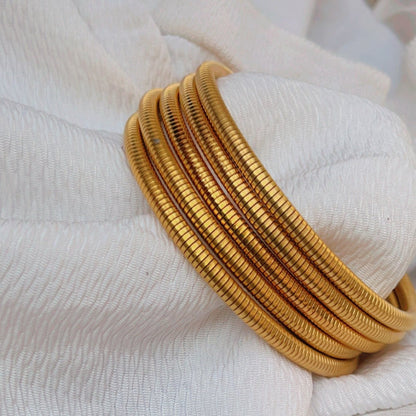 Spiral Bracelet - 18k Gold Plated