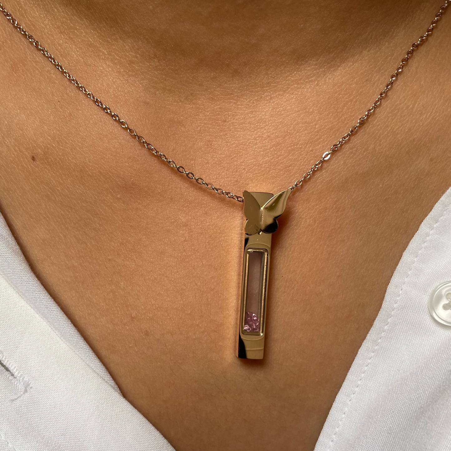 Gold Bar Freedom Pendent