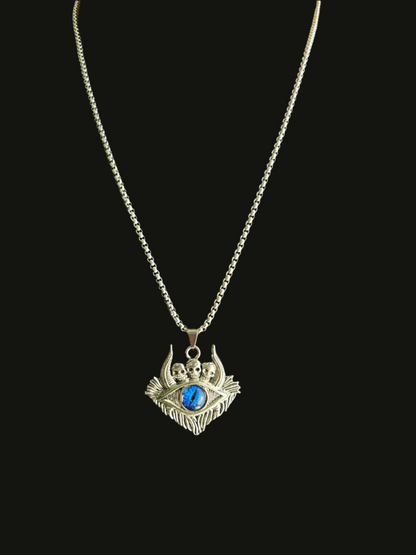 Illumination Evil Eye  Skull Chain