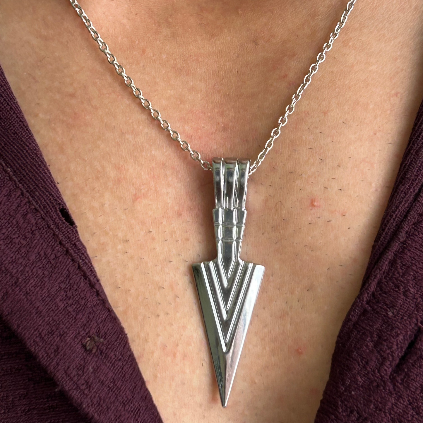 Stylish Arrow Chain Pendent