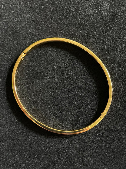 Minimal Gold Plated Kada - Antitarnish