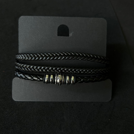 Black Multi Strand Bracelet