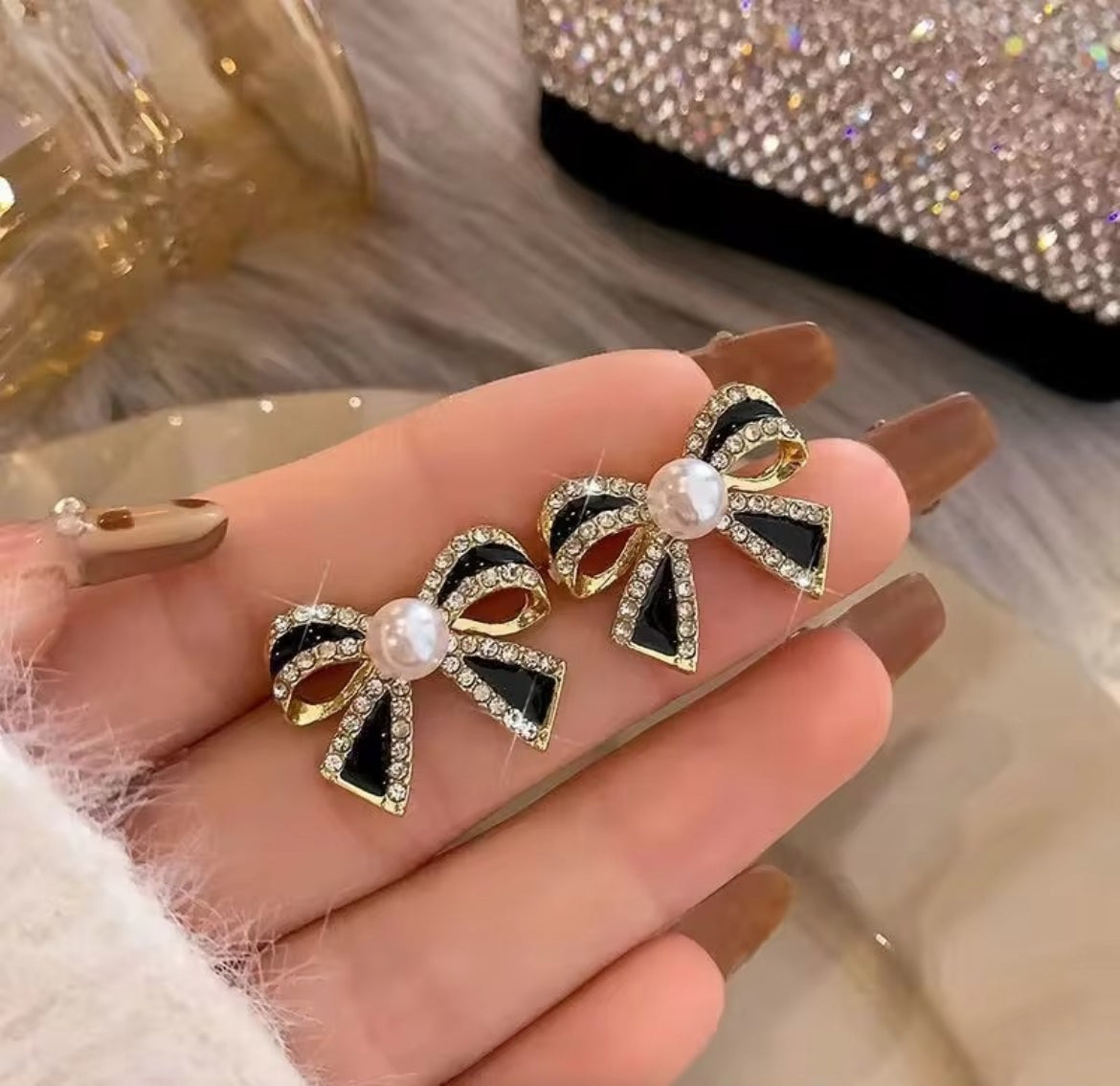 Classy Bow Korean Earing