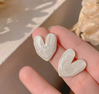 Stylish Heart Korean Earing